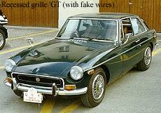 recessed grille GT with fake wire wheels
